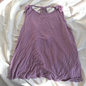 Ethereal Purple strappy back tank top